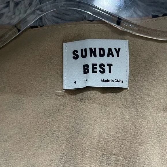 Aritzia Sunday Best Savoy Wrap Dress Size 4 - Picture 10 of 12